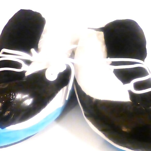 Adult Unisex SLIPPERS Novelty Slippers Large Soccer Puffy Slippers Ankle Boot - Picture 2 of 8